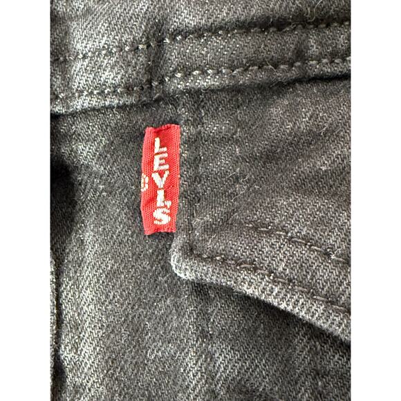 Levi's Women Slim Fit Original Trucker Jeans Jacket Inside Pockets Black sz S - Picture 7 of 12